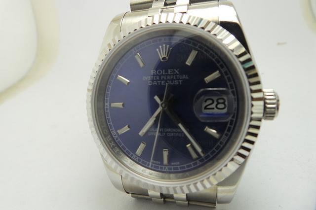 Replica Rolex Jubilee Datejust Blue Dial Watch Review